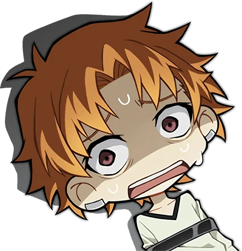 😥 Стикер «Bungo Stray Dogs Mayoi Inu Kaikitan» для Telegram
