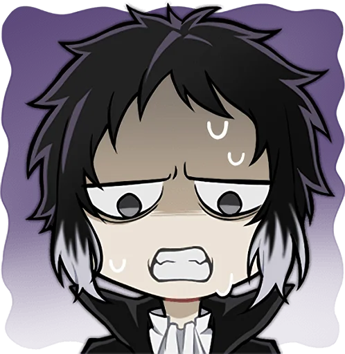 😓 Стикер «Bungo Stray Dogs Mayoi Inu Kaikitan» для Telegram