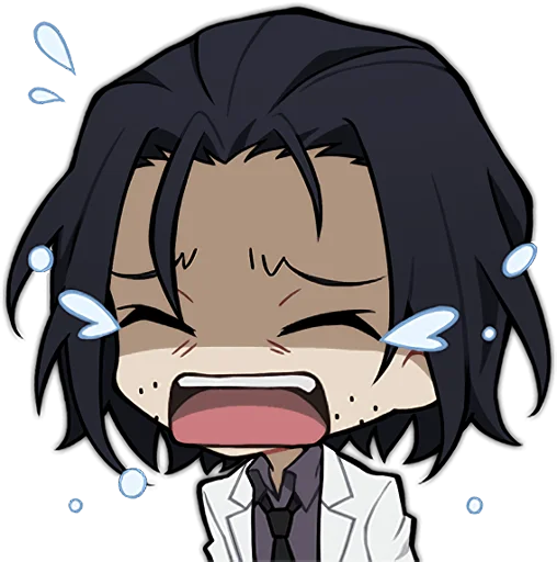 😢 Стикер «Bungo Stray Dogs Mayoi Inu Kaikitan» для Telegram