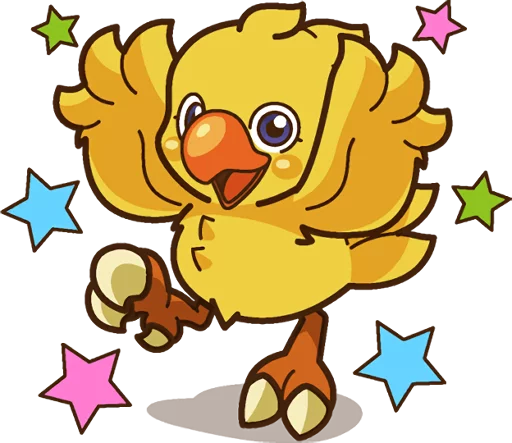 Стикерпак Chocobo для Telegram