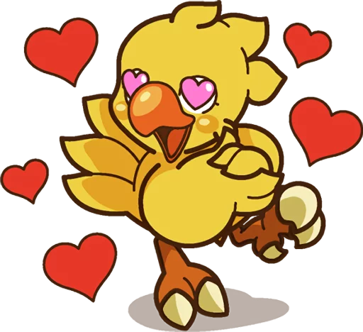 😍 Стикер «Chocobo» для Telegram