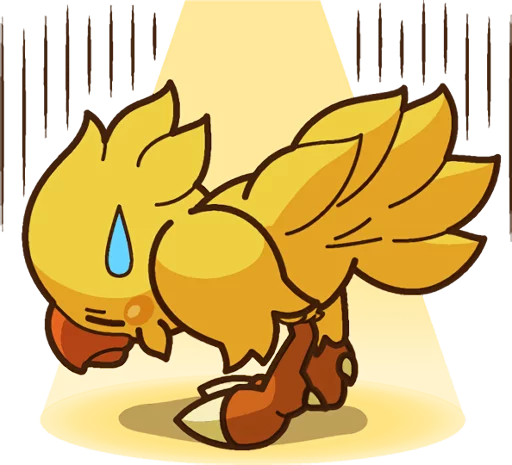 😞 Стикер «Chocobo» для Telegram