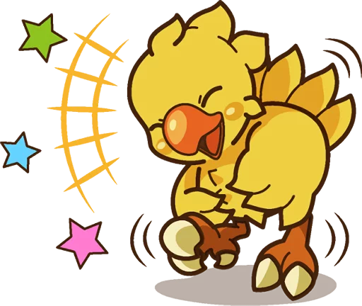 😂 Стикер «Chocobo» для Telegram