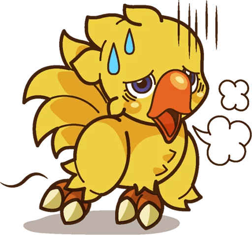 😩 Стикер «Chocobo» для Telegram