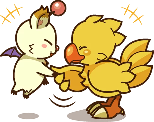 🤝 Стикер «Chocobo» для Telegram