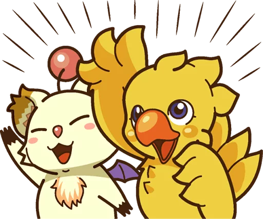 ✊ Стикер «Chocobo» для Telegram