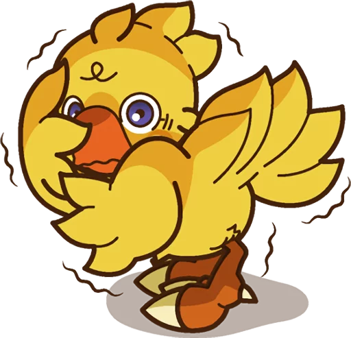 😨 Стикер «Chocobo» для Telegram