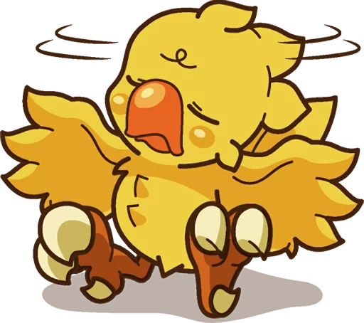 😣 Стикер «Chocobo» для Telegram