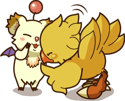 🤫 Стикер «Chocobo» для Telegram