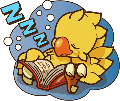 😴 Стикер «Chocobo» для Telegram