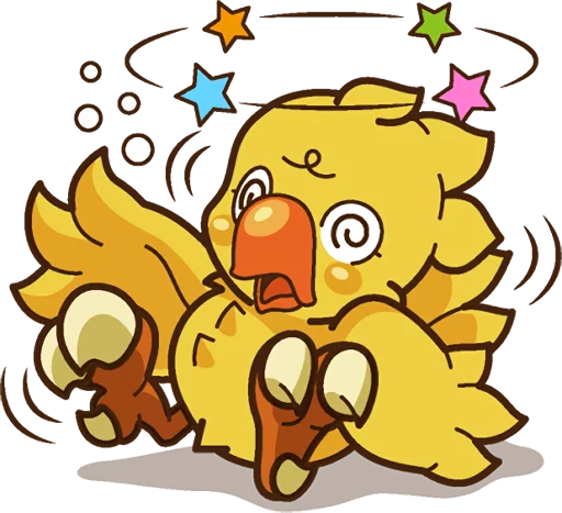 😵 Стикер «Chocobo» для Telegram
