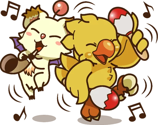 😆 Стикер «Chocobo» для Telegram