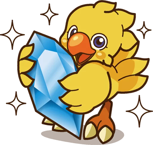 😃 Стикер «Chocobo» для Telegram