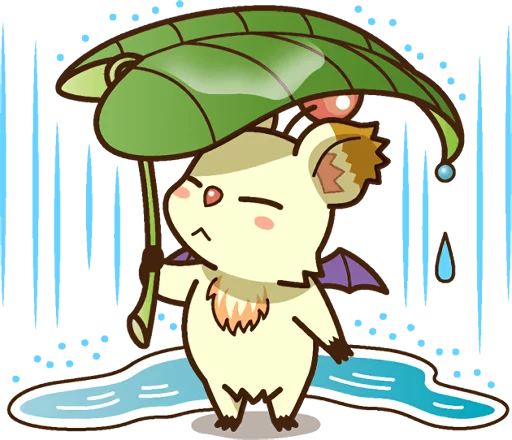 ☔ Стикер «Chocobo» для Telegram