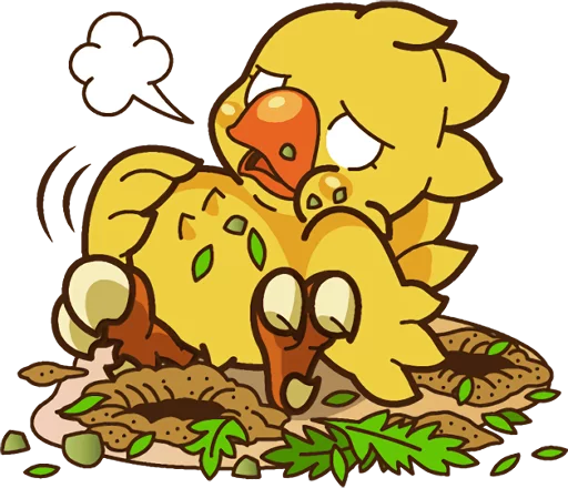 😩 Стикер «Chocobo» для Telegram