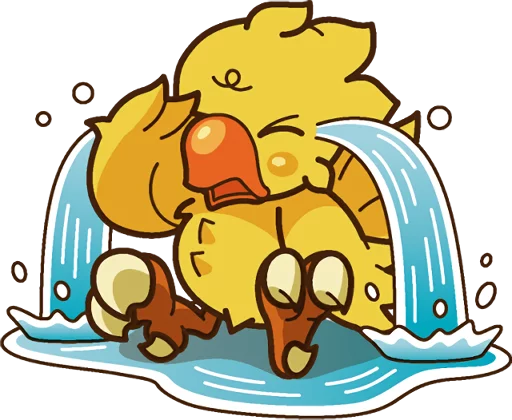 😭 Стикер «Chocobo» для Telegram