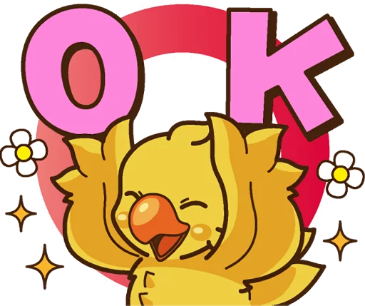 🙆‍♂️ Стикер «Chocobo» для Telegram
