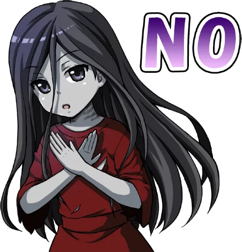 🙅‍♀️ Стикер «Corpse Party» для Telegram
