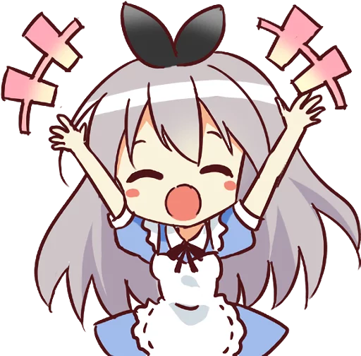 😄 Стикер «CUTE GIRL Alice» для Telegram