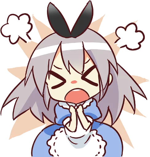 😫 Стикер «CUTE GIRL Alice» для Telegram