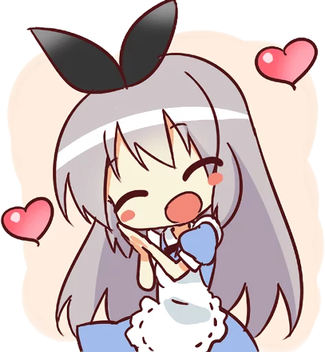 😍 Стикер «CUTE GIRL Alice» для Telegram