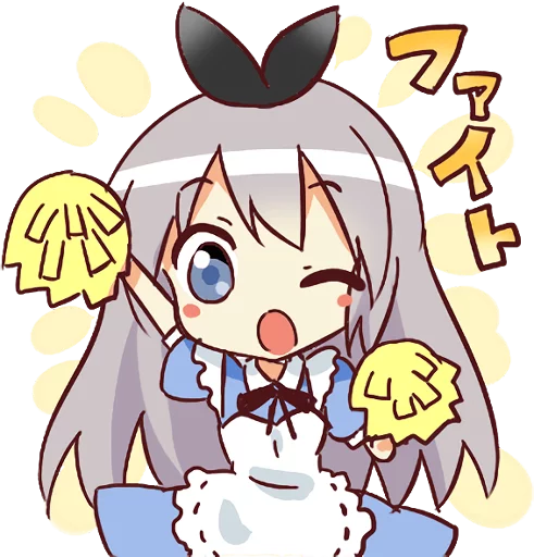 ✊ Стикер «CUTE GIRL Alice» для Telegram
