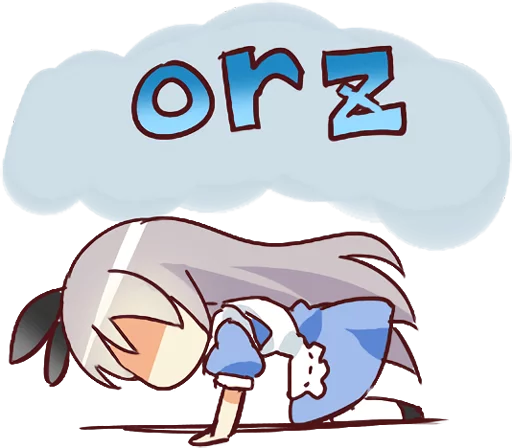 😶 Стикер «CUTE GIRL Alice» для Telegram