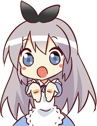 😃 Стикер «CUTE GIRL Alice» для Telegram
