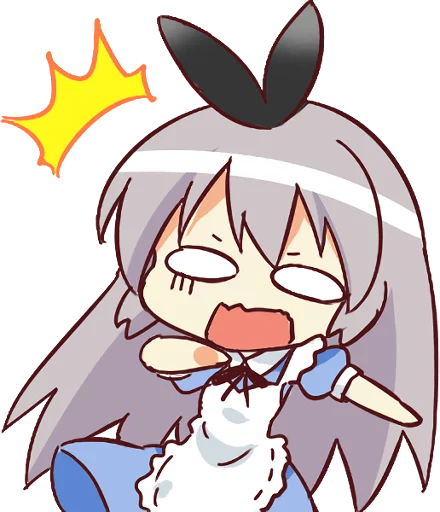 😨 Стикер «CUTE GIRL Alice» для Telegram