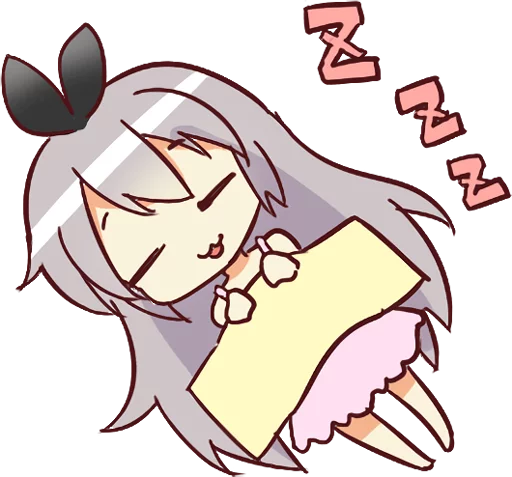 😴 Стикер «CUTE GIRL Alice» для Telegram