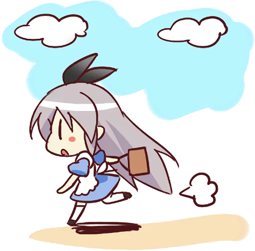 🏃‍♀️ Стикер «CUTE GIRL Alice» для Telegram