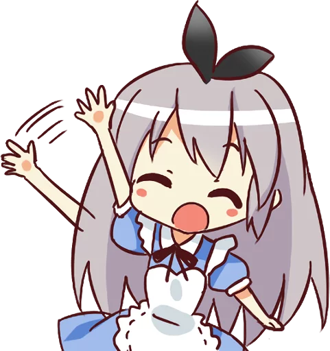 👋 Стикер «CUTE GIRL Alice» для Telegram