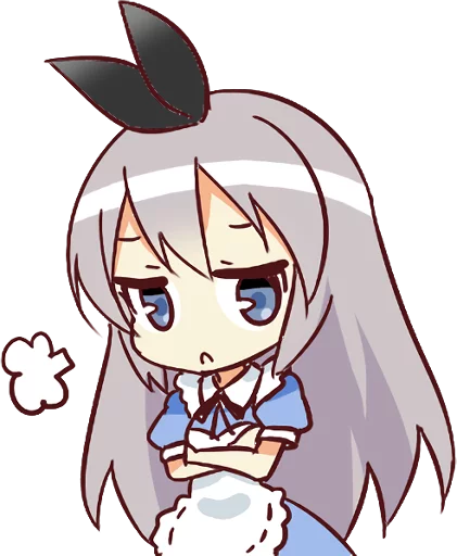 😒 Стикер «CUTE GIRL Alice» для Telegram