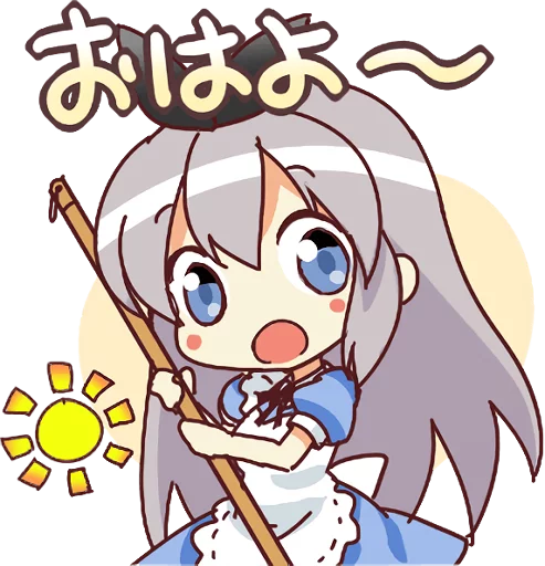 👋 Стикер «CUTE GIRL Alice» для Telegram