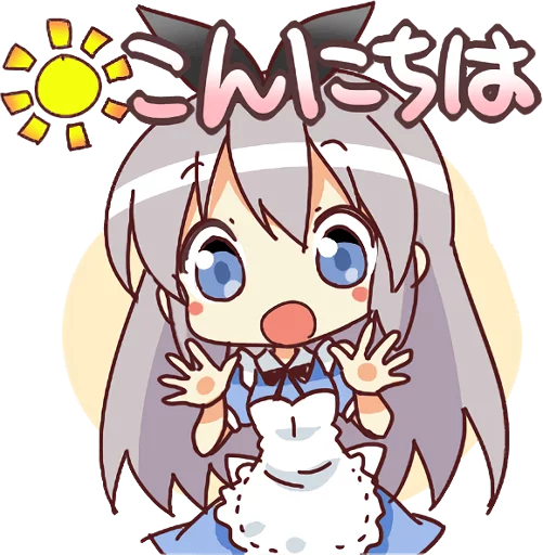 👋 Стикер «CUTE GIRL Alice» для Telegram