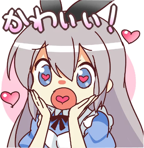 😍 Стикер «CUTE GIRL Alice» для Telegram
