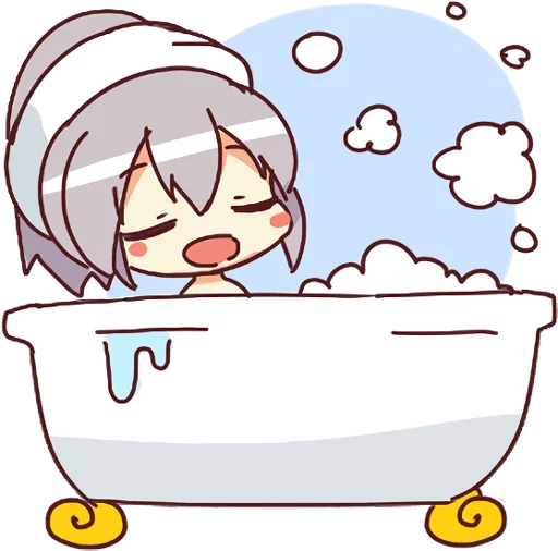 🛀 Стикер «CUTE GIRL Alice» для Telegram