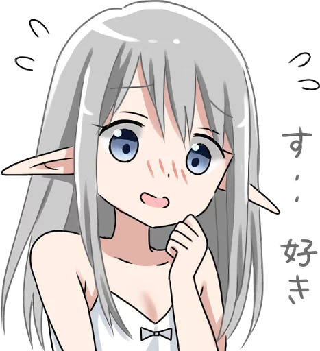 😳 Стикер «Elf who wants to get caught» для Telegram