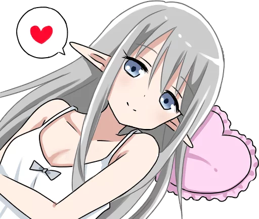 😏 Стикер «Elf who wants to get caught» для Telegram