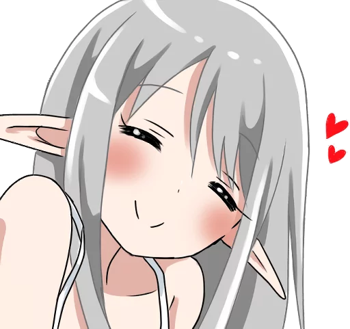 ☺️ Стикер «Elf who wants to get caught» для Telegram