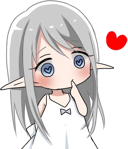 😍 Стикер «Elf who wants to get caught» для Telegram