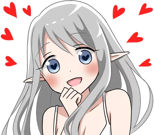 😍 Стикер «Elf who wants to get caught» для Telegram
