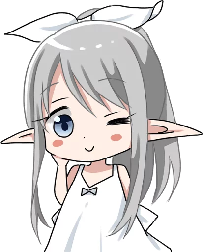 😉 Стикер «Elf who wants to get caught» для Telegram