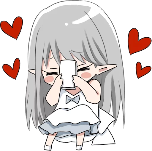 😍 Стикер «Elf who wants to get caught» для Telegram