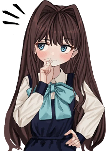 🤔 Стикер «ELISIA BEST CUTE MOMENTS» для Telegram