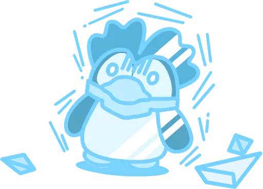 🤒 Стикер «EVA micro macro» для Telegram