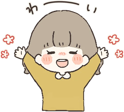 😀 Стикер «Everyday with you» для Telegram