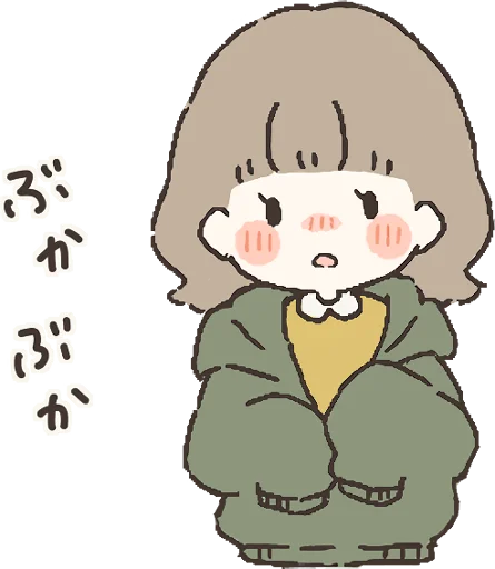 😦 Стикер «Everyday with you» для Telegram