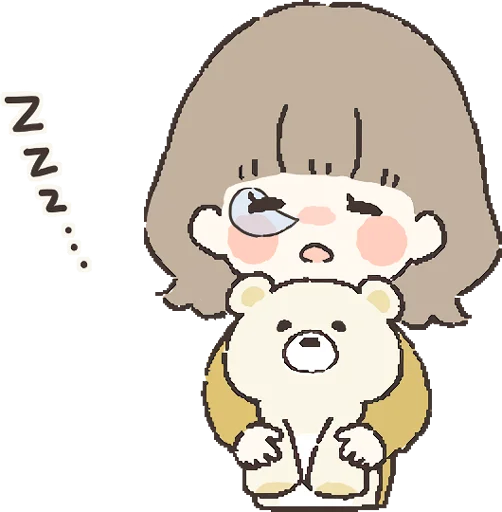 😪 Стикер «Everyday with you» для Telegram