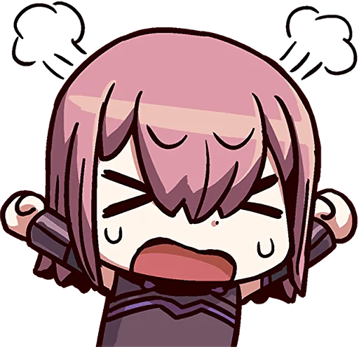 😠 Стикер «Fate/Grand Order SD» для Telegram